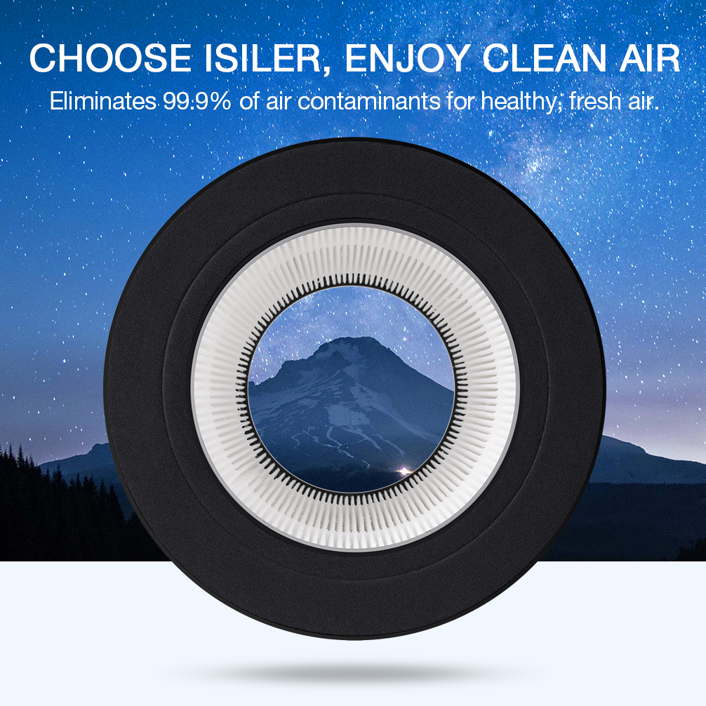 ISILER True HEPA Filter for Air Purifier EPI131, Activated Carbon ...